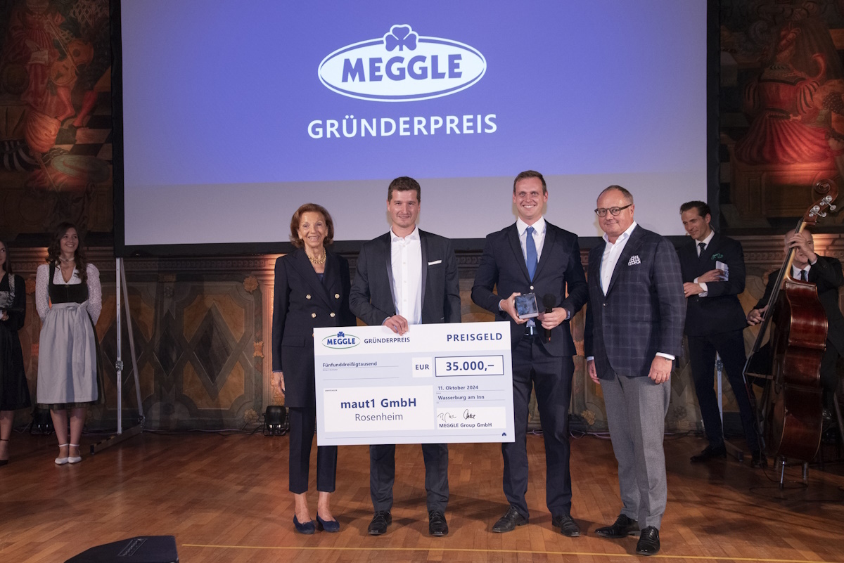 Einmal im Jahr wird Wasserburg zur Gründerhauptstadt – maut1.de gewinnt den MEGGLE Gründerpreis.