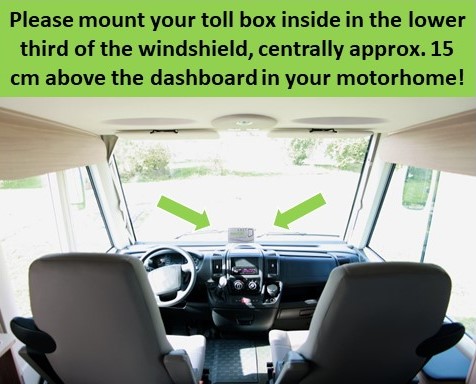 Toll box motorhome » Toll box for motorhomes over 3, 5t